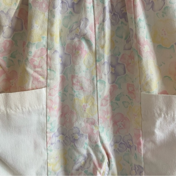 Vintage 80s/90s Baby Floral Cotton Romper by Health-Tex Size 12 Months - Picture 4 of 11
